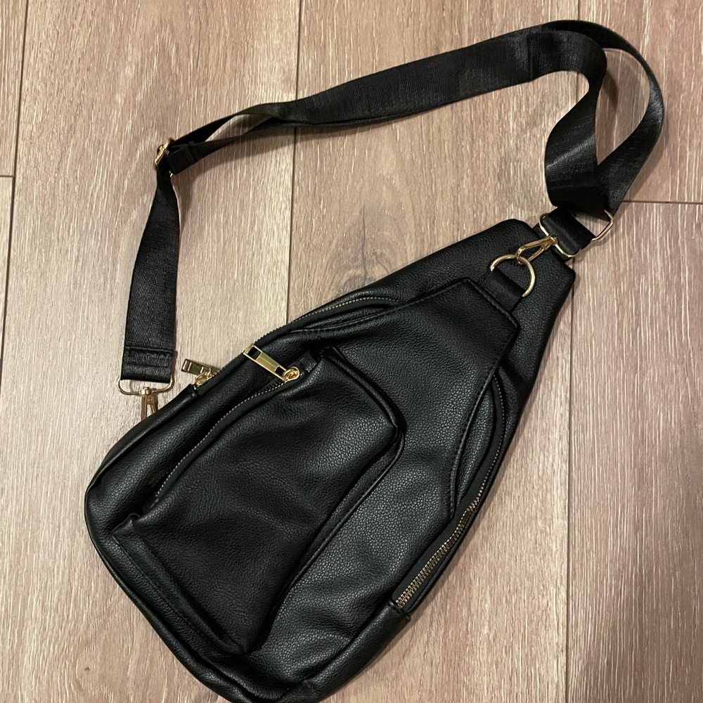 Black crossbody bag